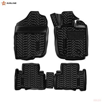 Коврики салона (3D с подпятником) для Toyota Vanguard (2007-2013) правый руль, с высоким бортом № ACM-PS-69