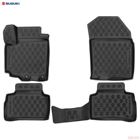 Коврики 3D салона оригинальные для Suzuki Vitara (2015-2025) № 990NF-54P11-001