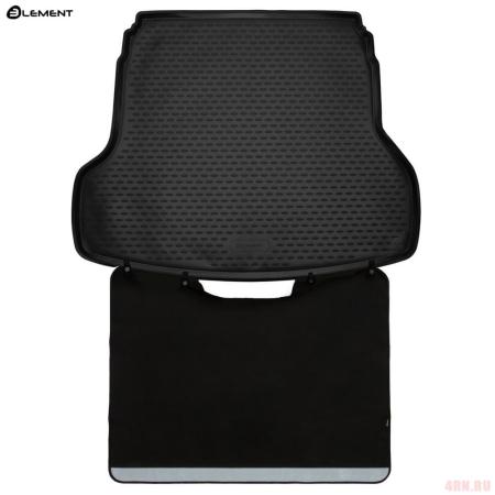 Коврик багажника с функцией защиты бампера Standard для Kia Cerato (2018-2025) № ELEMENT.SET.070