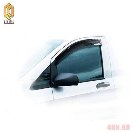 Дефлекторы окон CA Plastic Classic полупрозрачные для Mercedes Vito (2014-2025) № 2010030311005