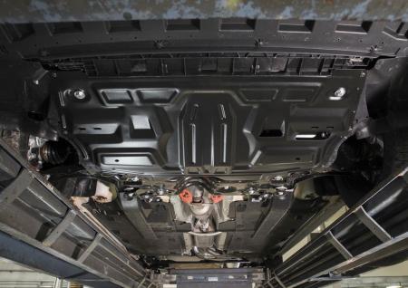 Защита картера и КПП для Volkswagen Polo хэтчбек (2005-2009) № AM.5877.1