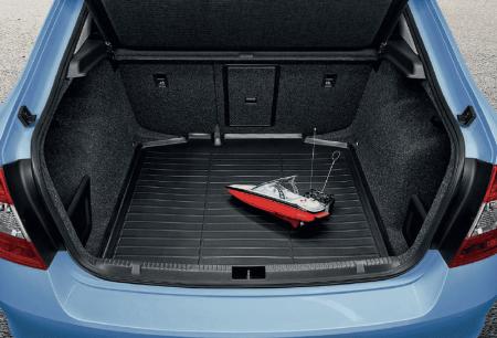 Защитный коврик оригинальный для багажника для Skoda Rapid (2012-2020) № 5JH061162