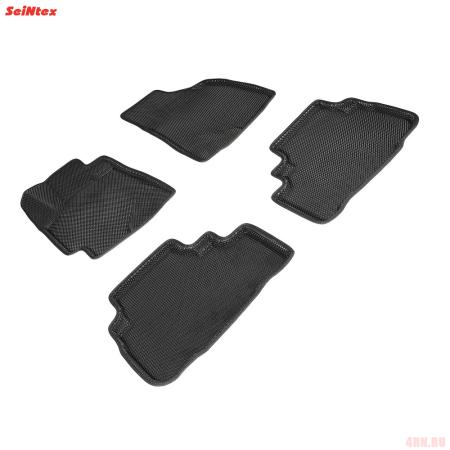 Коврики салона Eva 3D "соты" для Toyota Highlander (2007-2013) № 96404