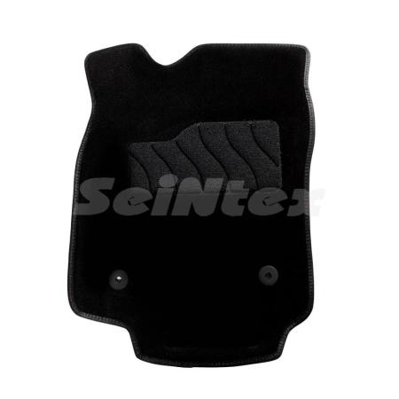 Коврики салона 3D текстильные для Opel Astra H (2004-2012) серые № 71734