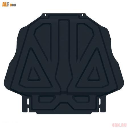 Защита КПП для Mitsubishi Pajero 4 (2006-2014) № ALF-14.06