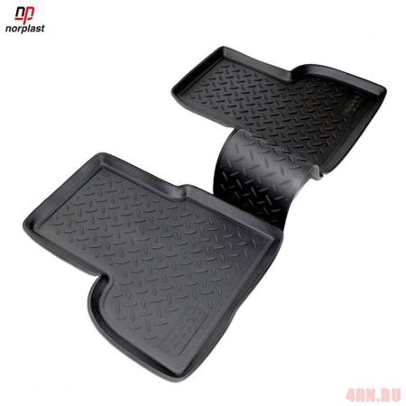 Коврики салона Norplast задние для Fiat Doblo (2001-2005) № NPL-Po-21-42