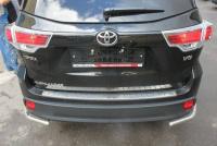 Накладка на задний бампер оригинальный для Toyota Highlander (2013-2019) № PU060-48214-EU