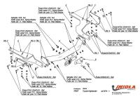 Фаркоп Imiola усиленный для Toyota Highlander (2014-2019) № T.057