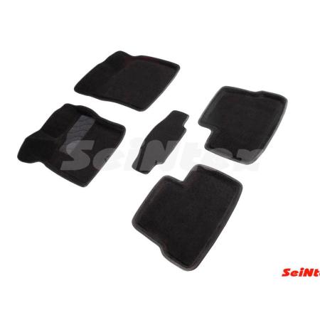 Коврики салона 3D текстильные для Daewoo Nexia (1994-2008) бежевые № 84130