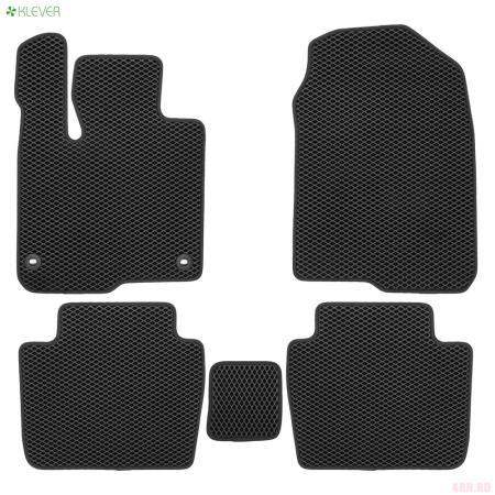 Коврики салона EVA для Honda ZR-V (2023-2025) с черной окантовкой 5 шт. № EVA.B.0501803822110k