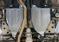 Защита топливного бака для Nissan Murano (2007-2025) 2 части № 333.4159.1