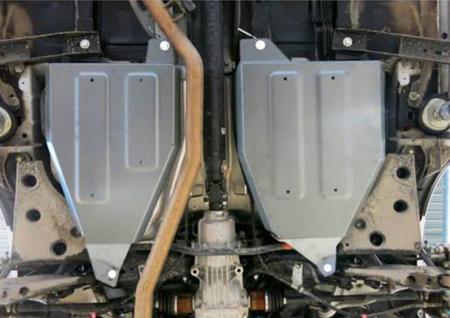 Защита топливного бака для Nissan Murano (2007-2025) 2 части № 333.4159.1