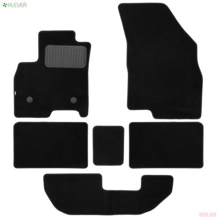 Коврики салона текстильные Premium для Chery Tiggo 8 Pro (2021-2025) 6 шт. № KLEVER0306303222110kh
