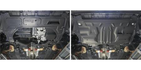Защита картера и КПП для Seat Ibiza (2008-2015) № AM.5842.1