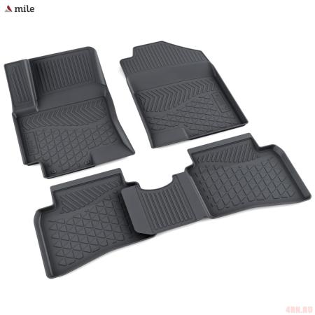 Коврики салона для Kia Rio (2017-2023) № 1020611