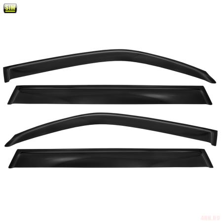 Дефлекторы боковых окон для Toyota Land Cruiser 300 (2021-2025) № STOLCR2132