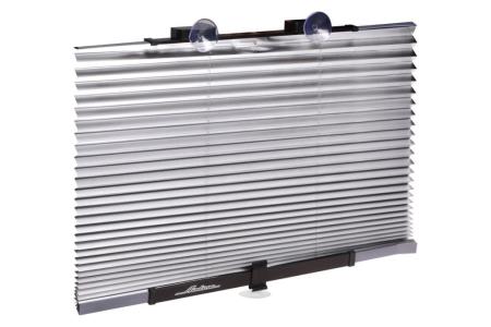 Шторка солнцезащитная на лобовое/заднее стекло, светоотражающая, раздвижная (80 см) № ASPS-FB-02