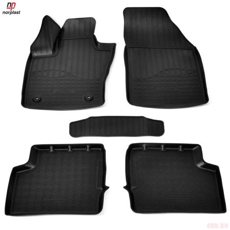 Коврики салона 3D для Jeep Renegade (2014-2025) № NPA11-C40-420