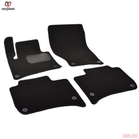 Коврики салона Norplast текстильные для Volkswagen Touareg (2010-2018) № NPL-VTe-950-570a