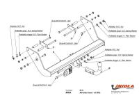 Фаркоп Imiola для Mercedes Vaneo WSA 638 (2002-2006) № M.026