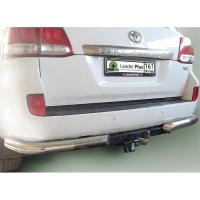 Фаркоп Лидер Плюс усиленный с кованым фланцевым шаром для Toyota Land Сruiser 200 (2007-2021) № T110-F