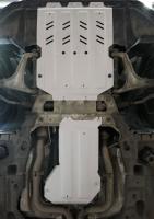 Защита двигателя, КПП и раздаточной коробки для Maserati Levante (2016-2017) 2 части № K333.3601.1