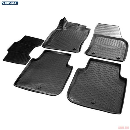 Коврики салона Rival для Skoda Kodiaq (2017-2024) № 15105001