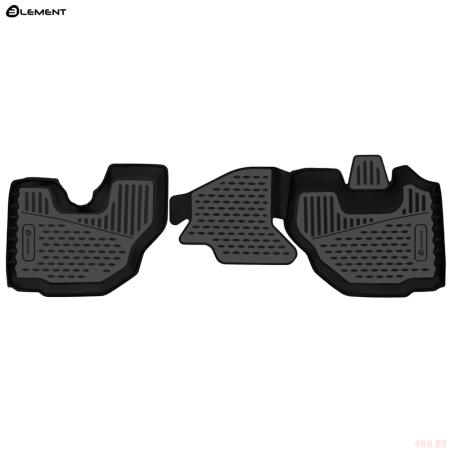 Коврики салона для JAC N120 (2016-2025) грузовой 2 шт. № ELEMENTAN0446210.F