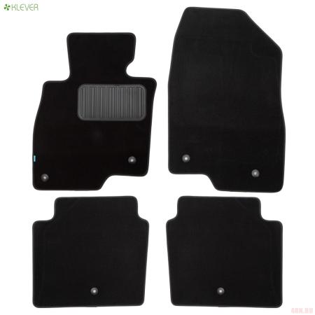 Коврики салона Klever текстильные Premium для Mazda 6 седан (2015-2025) № KLEVER03333122110kh