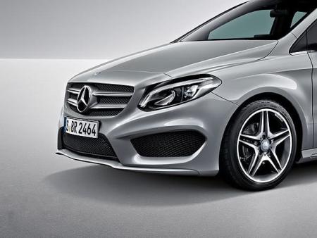 Спойлер переднего бампера AMG (с активной системой облегчения паркования с Parktronic) оригинальный для Mercedes B-Class (2018-2025) № A2468803700