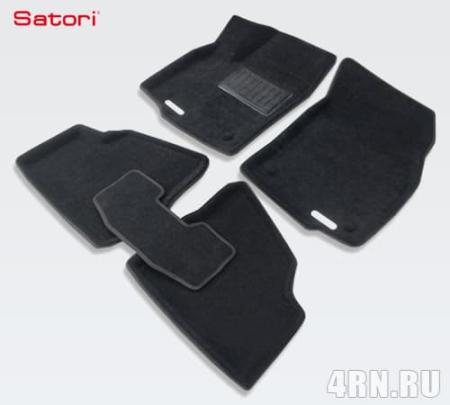 Коврики салона Satori Liner 3D Basic текстильные для Opel Astra H (2006-2012) № SI 02-00083