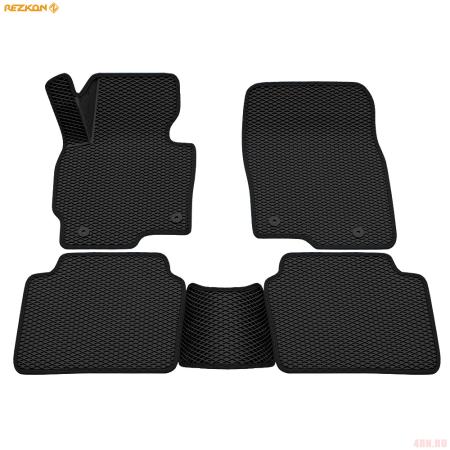 Коврики салона 3D EVA Ромб резиновые для Mazda CX-5 (2011-2016) с черным кантом № 9223020101