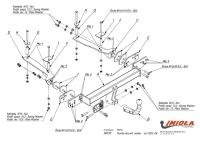 Фаркоп Imiola для Honda Accord седан (2002-2008) № H.010