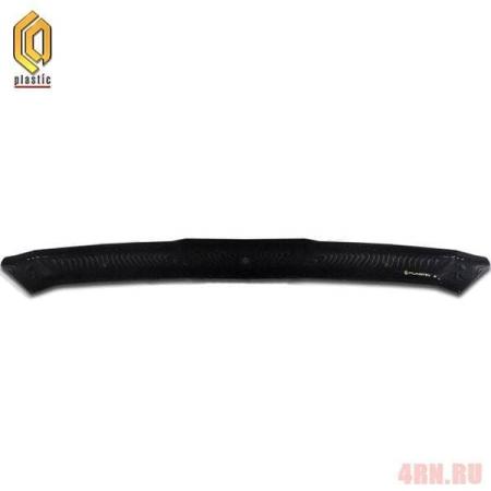 Дефлектор капота CA Plastic Classic черный для Ford Focus 3 хэтчбэк (2015-2018) № 2010010111663