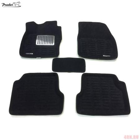 Коврики салона Pradar 3D текстильные для Ford Focus 2 (2009-2012) № SI 09-00163