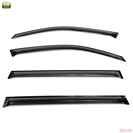 Дефлекторы боковых окон для Volkswagen Teramont (2017-2025) № SVOTER1732