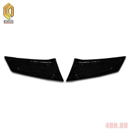 Дефлектор капота CA Plastic Classic черный для Peugeot 4007 (2007-2012) № 2010010103774