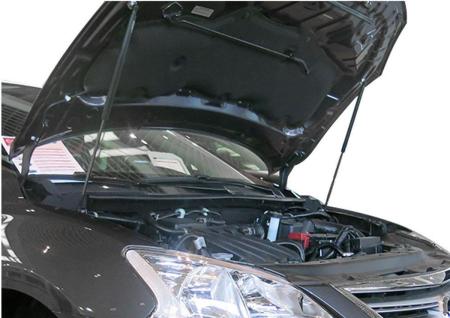 упоры капота для nissan sentra vii b17 (2014-2017) 2 шт. № unisen021