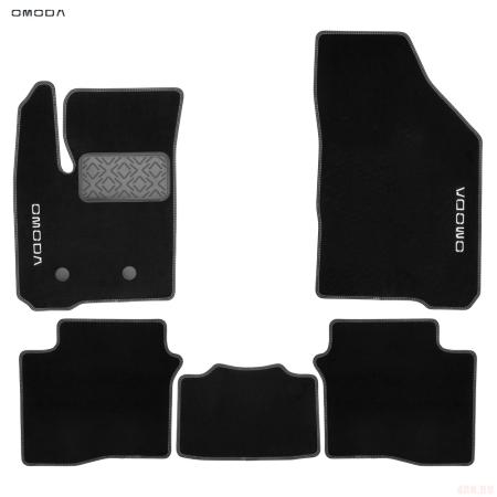 Коврики салона текстильные Premium оригинальные для Omoda S5 (2022-2025) 5 шт. № OMODA0203