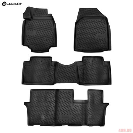 Коврики салона Element 3D для Honda Pilot (2012-2015) № CARHND00007
