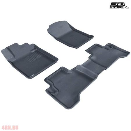 Коврики салона Sotra Liner 3D Lux серые для Suzuki Grand Vitara (2006-2014) № ST 74-00255