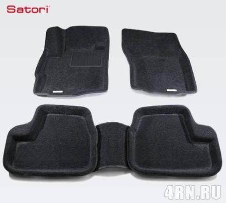 Коврики салона Satori Liner 3D Basic текстильные для Mitsubishi Lancer 10 (2007-2017) № SI 02-00075