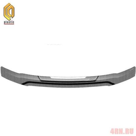 Дефлектор капота CA Plastic cерия "Art" белый для Toyota Land Cruiser 200 (2012-2021) № 2010011409998