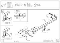 Фаркоп Galia для Jeep Renegade (2014-2024) № J011C