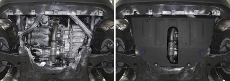 Защита двигателя и КПП для Jeep Renegate 4WD (2014-2025) № 111.2743.1