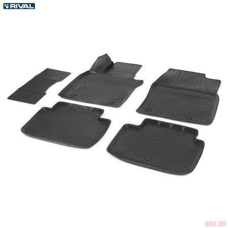 Коврик салона Rival для Mazda 3 седан, хэтчбек (2019-2025) № 13801009