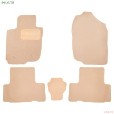 Коврики салона Klever текстильные Premium для Toyota RAV4 АКПП (2000-2010) бежевые № KLEVER04480922112kh
