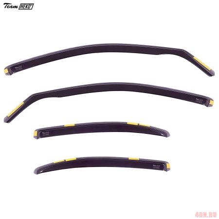 Дефлекторы боковых окон Heko для Ford Mondeo седан (2000-2007) № 15232