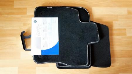 Коврики салона текстильные оригинальные Premium для Volkswagen Tiguan (2016-2023) № 5NB061270 WGK