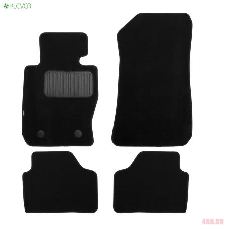 Коврики салона Klever текстильные Premium для BMW X1 (E84) АКПП (2009-2015) № KLEVER03051522110kh